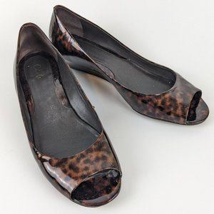 Cole Haan Nike Air Sole Open Toe Flats